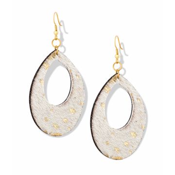 Myra Bag: "GOLD SPECKLE EARRING"