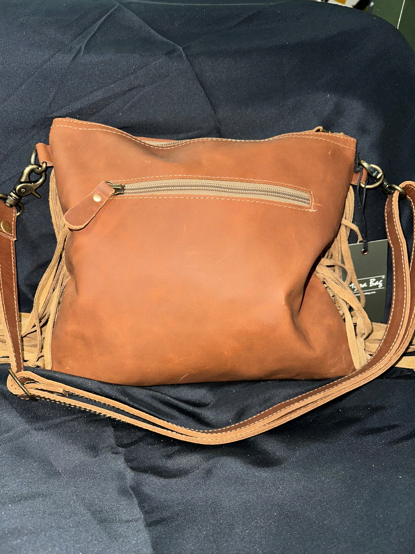 Myra Bag: "ARNE LEATHER & HAIR-ON BAG"
