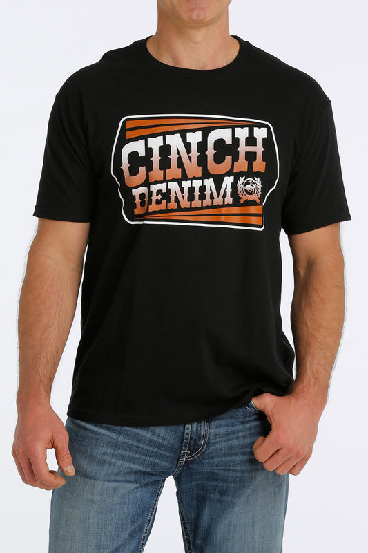 Cinch Men's Retro Logo Graphic T-Shirt