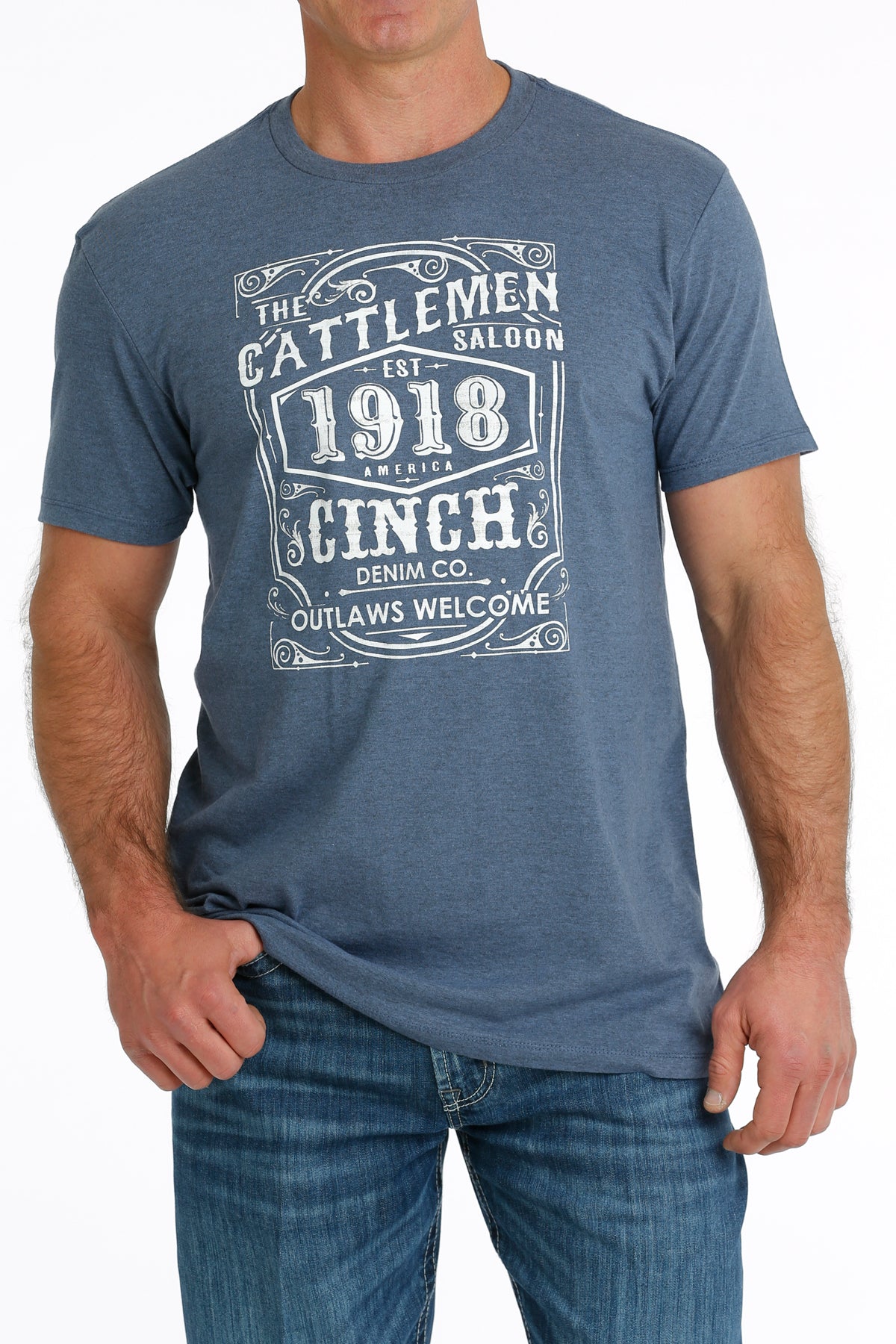 Cinch Men's 'The Cattlemen Saloon' Graphic T-Shirt