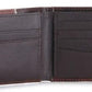 ARIAT Men's Brown w/ Tan Overlay and Embossed Shield Logo Wallet