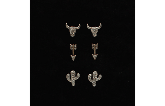 Blazin' Roxx 3PK Earring Set
