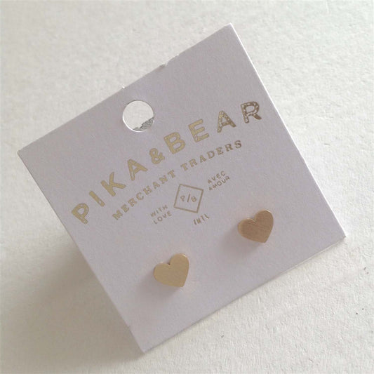 Pika & Bear "Total Eclipse of the Heart" Stud Earrings