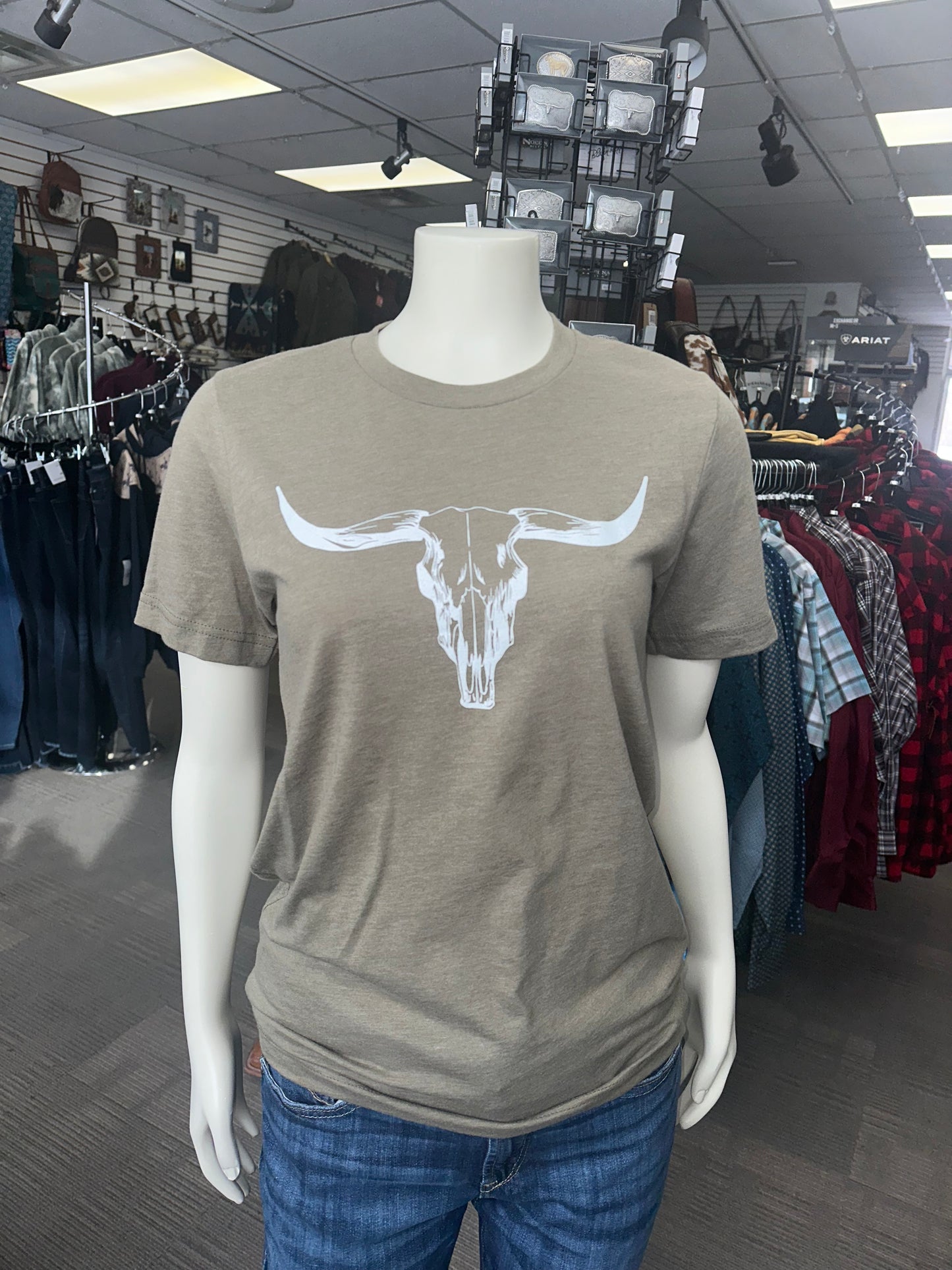 'Long Horn Bull' Unisex T-Shirt