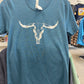 'Long Horn Bull' Unisex T-Shirt