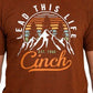 Cinch Men's "Lead This Life" T-Shirt - Heathered Orange