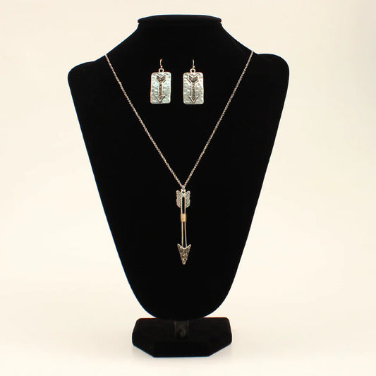 Blazin' Roxx Arrow Necklace & Earring Set
