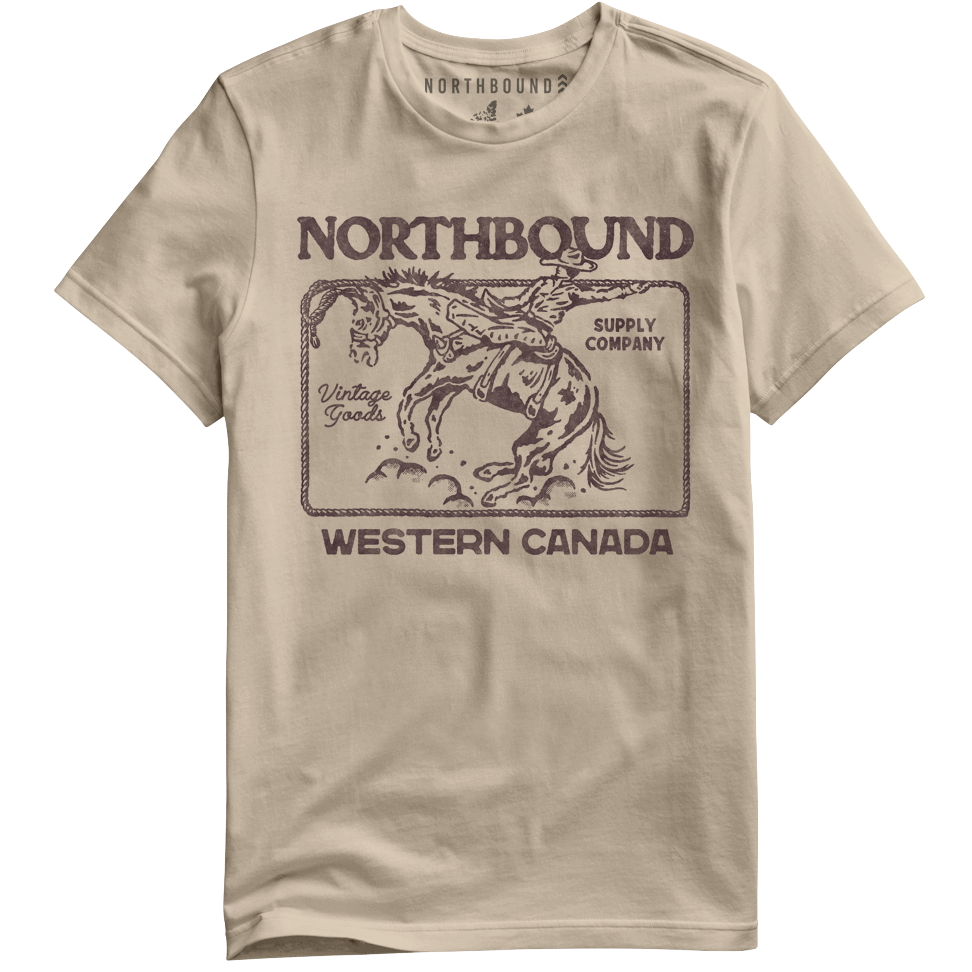 Northbound Supply Co. Unisex Vintage Cowboy T-Shirt